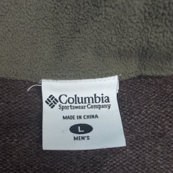 Columbia Men's Half-Zip Stripe Sweater L - Picture 4 of 11